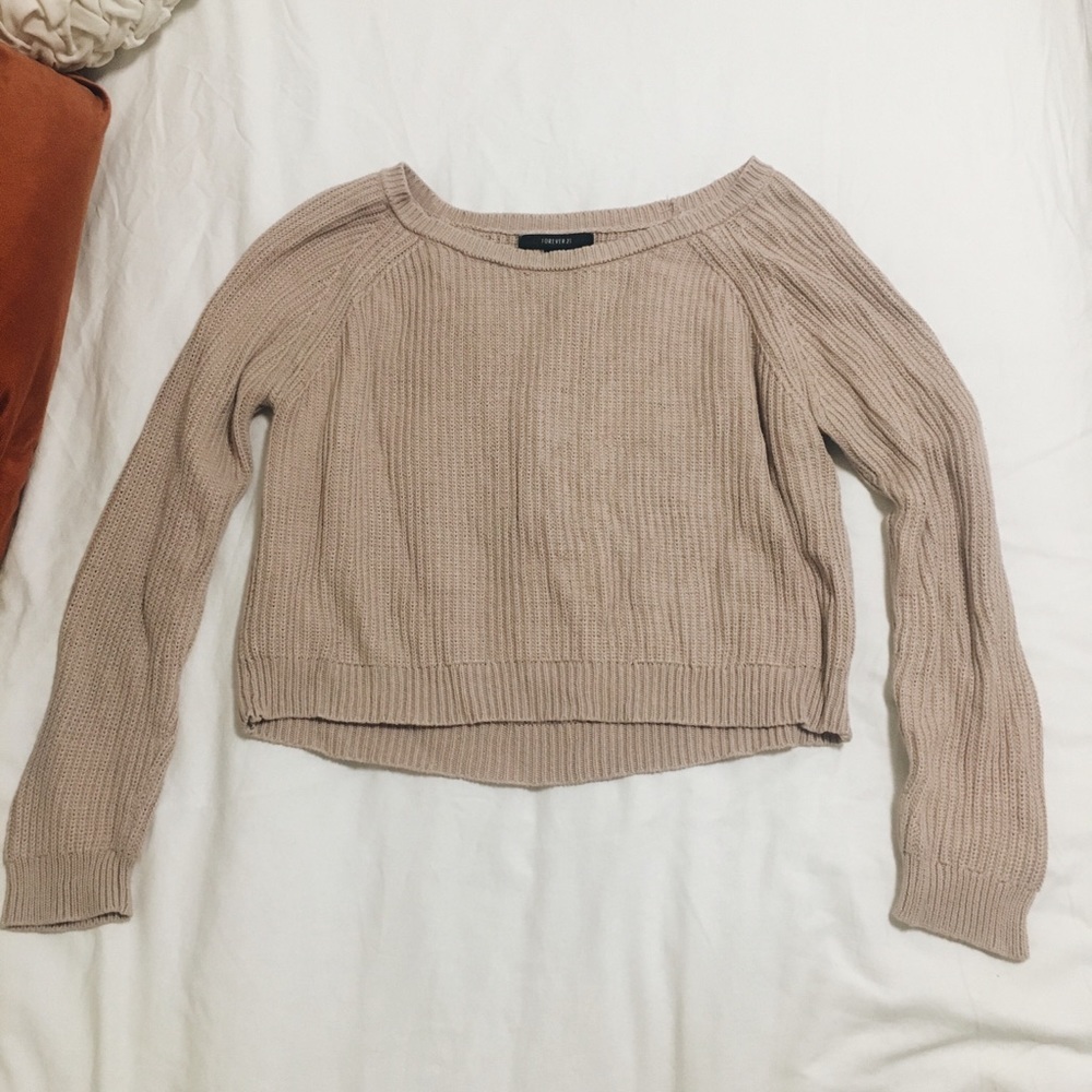 Light pink forever 21 sweater